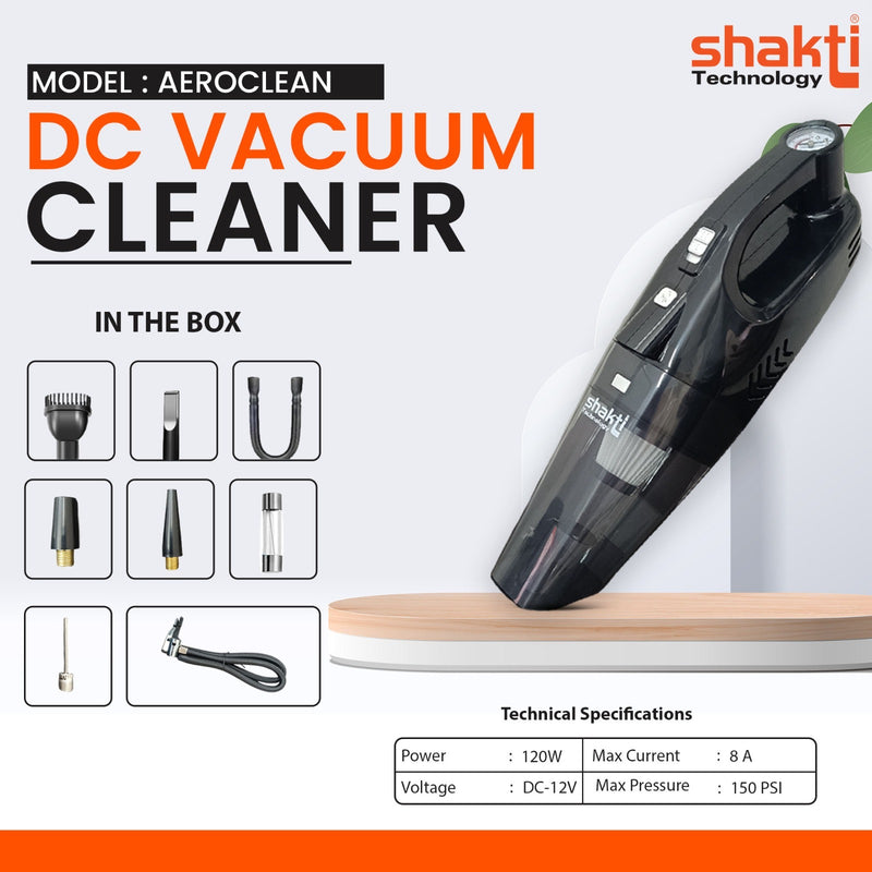 SHAKTI VACUUM CLEANER WITH TIER INFLATER AEROCLEAN