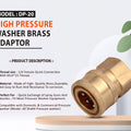 BRASS 1/4 QRC [ QUICK CONNECTOR ]