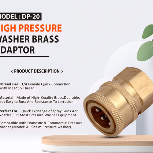 BRASS 1/4 QRC [ QUICK CONNECTOR ]
